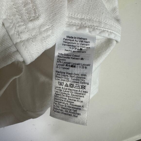 J Crew Short Barn Cotton Twill Cropped Zip Jacket US Women's XS - Picture 5 of 8